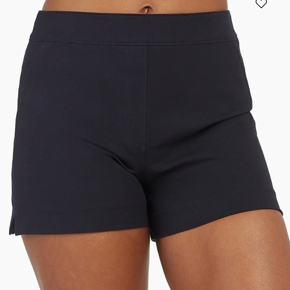 SPANX Shorts Women’s Small Polished Short Navy Blue - Picture 1 of 9